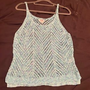 Teal medium Mossimo sweater tank